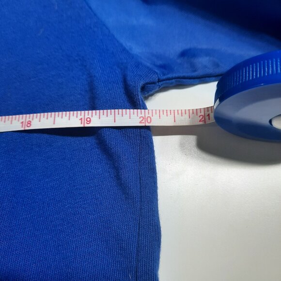 Vintage Tommy Jeans Blue Long Sleeve Shirt Windbreaker Hybrid Zip Sleeves S - Picture 6 of 7